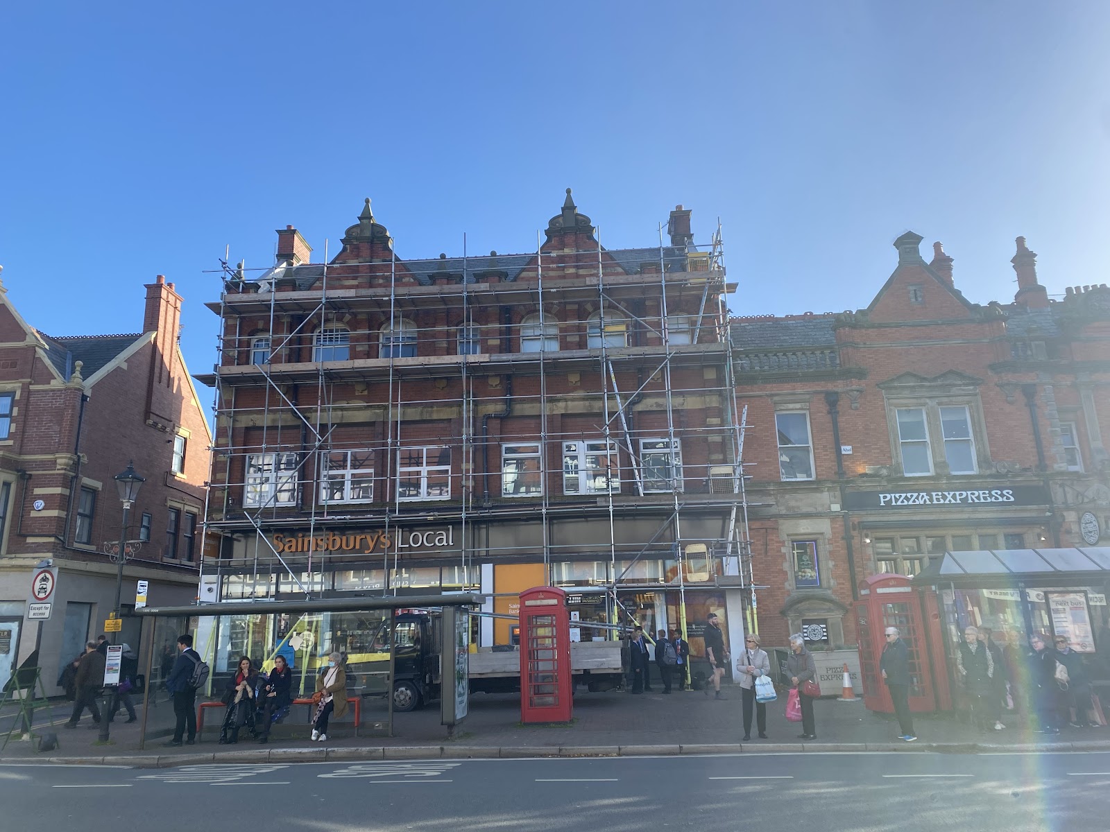 Triple A Scaffolding crew at work